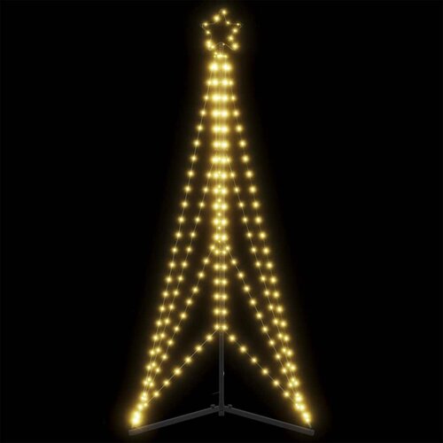 vidaXL LED božićno drvce 363 LED toplo bijelo 182 cm Cijene