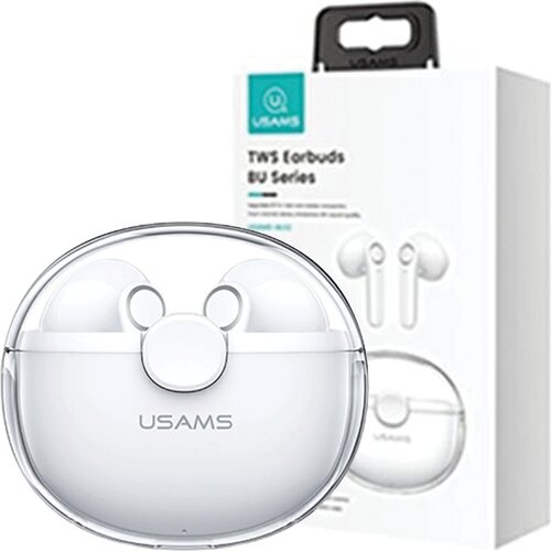 Usams BREZŽIČNE SLUŠALKE BLUETOOTH 5.1 TWS BU SERIJE BELE, (21968773) Cene