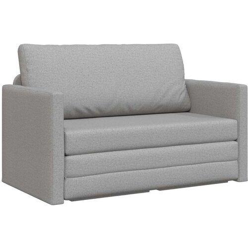  Kauč na podu 2-u-1 oblačno siva 124x71x78 cm tkanina Cijene