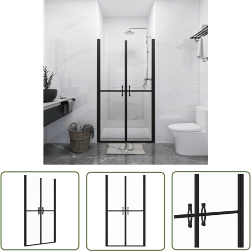 The Living Store Vrata za tu&amp;scaron; prozorna ESG (88-91)x190 cm - Vrata Za Tu&amp;scaron;, (21744999) Slike