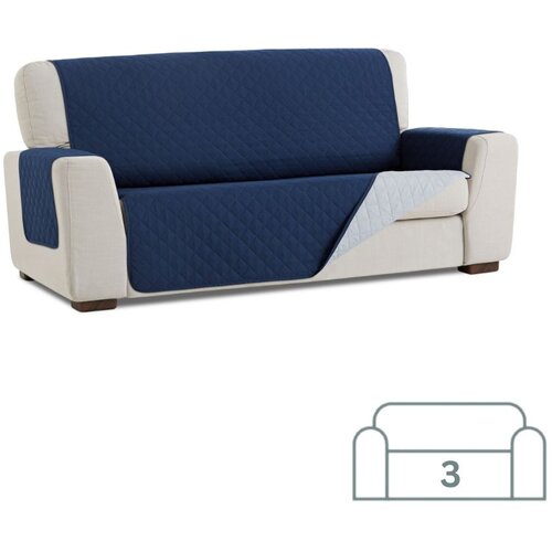 SOFA dvostransko pregrinjalo za trosed - kavč 160x200 cm modra / svetlo siva eu kvaliteta Cene
