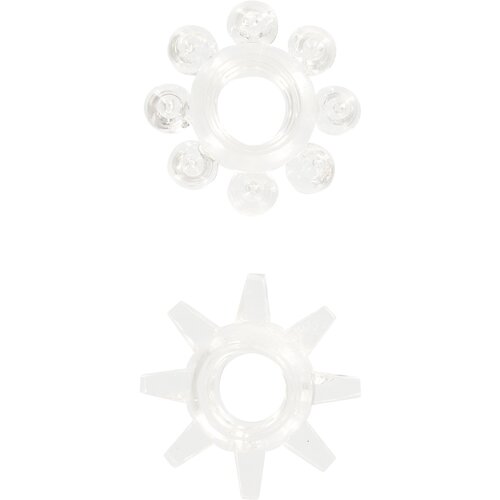 Toy Joy power stretchy rings transparent 2 pcs Cene