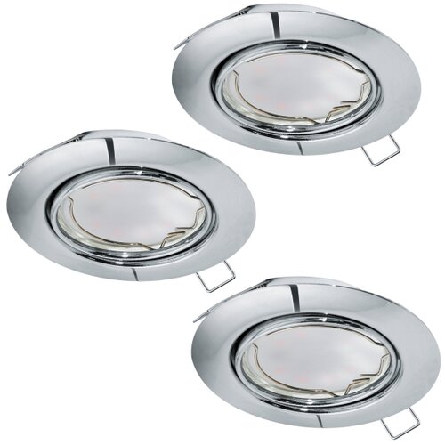 Eglo 94407 - KOMPLET 3x LED ugradna svetla PENETO 3xGU10-LED/5W/230V Slike