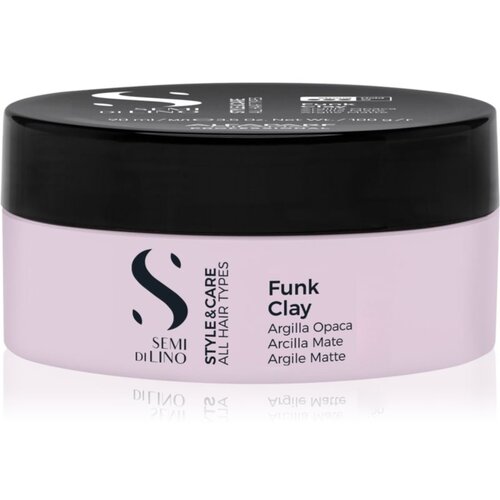 ALFAPARF MILANO Semi di Lino Style&amp;amp;Care Funk Clay blato za modeling za definiciju i oblik 90 ml Slike