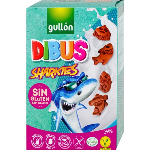 Gullon bezglutenski čokoladni keksići ajkulice 250g Cene