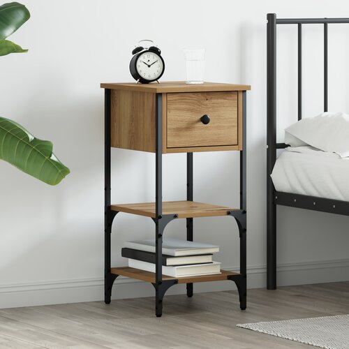 VidaXL Noćni ormar Artisan Oak 34x36x70 cm konstruirano drvo Slike