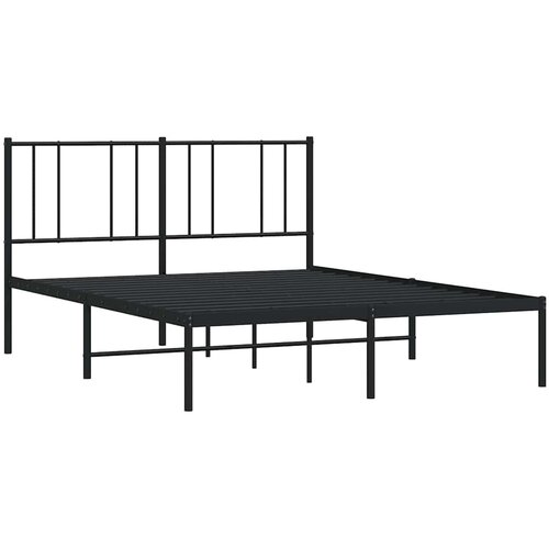 okvir za krevet s uzglavljem crni 140x190 cm Slike