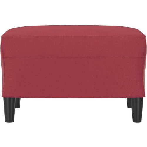  Tabure crvena boja vina 60 x 50 x 41 cm od umjetne kože Slike