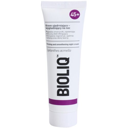 Bioliq 45+ lifting nočna krema za učvrstitev kože za glajenje poteze obraza 50 ml Slike