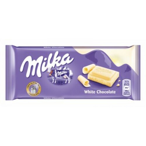 Milka bela čokolada 100g Slike