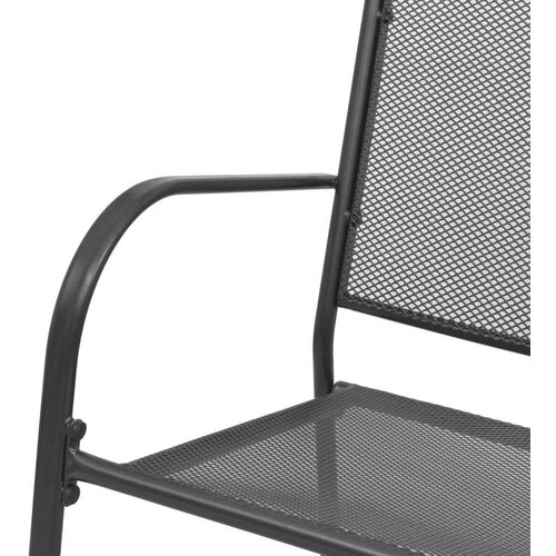  Klop 108 cm jeklo in mreža antracitne barve Cene