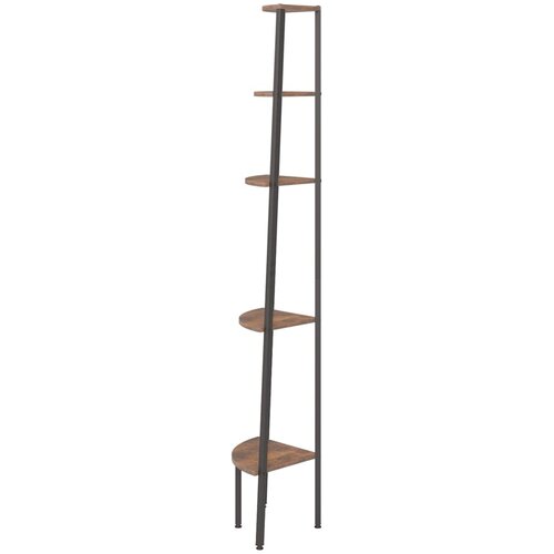 Kutne police s 5 razina tamnosmeđe-crne 45,5 x 31,5 x 180 cm Slike