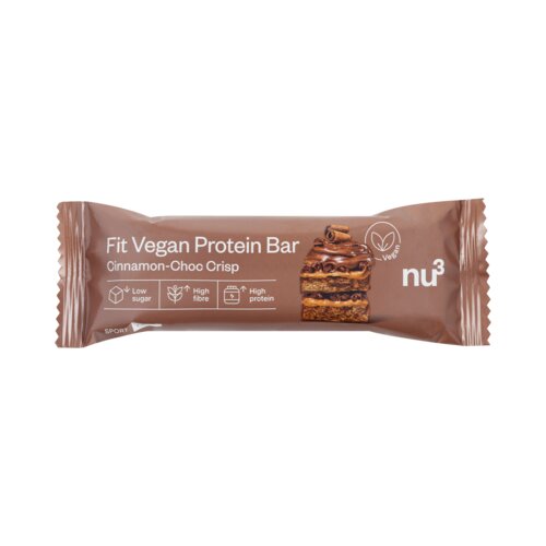 Fit Vegan Protein Bar - Cinnamon choc crisp Slike