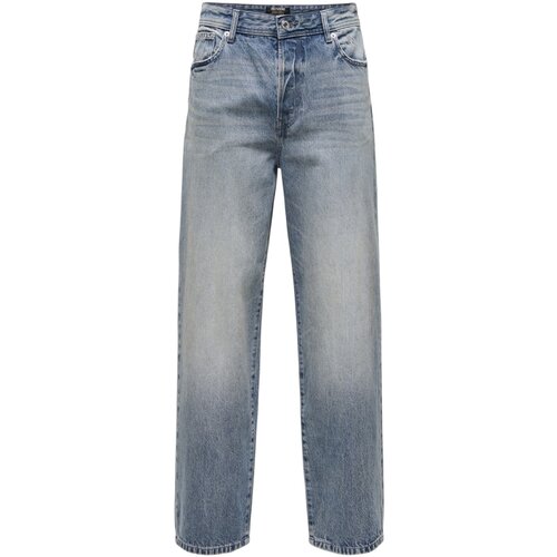 Only &amp;amp; Sons Jeans straight ONSFADE LOOSE SBG 2218 TAI DNM NOOS 22032218 Modra Slike