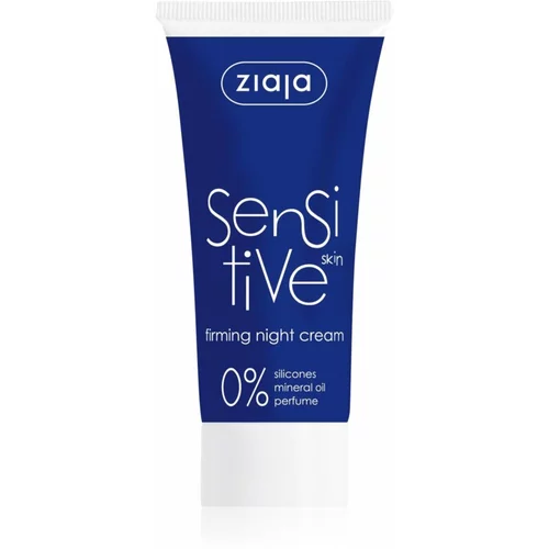 Ziaja Sensitive učvršćujuća noćna krema za osjetljivu kožu lica 50 ml