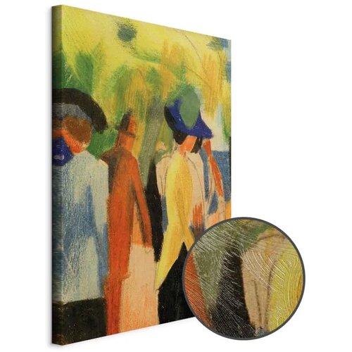  Slika - August Macke &ndash; Walker under trees (Walker in the park) 20x30 Premium Print Cijene