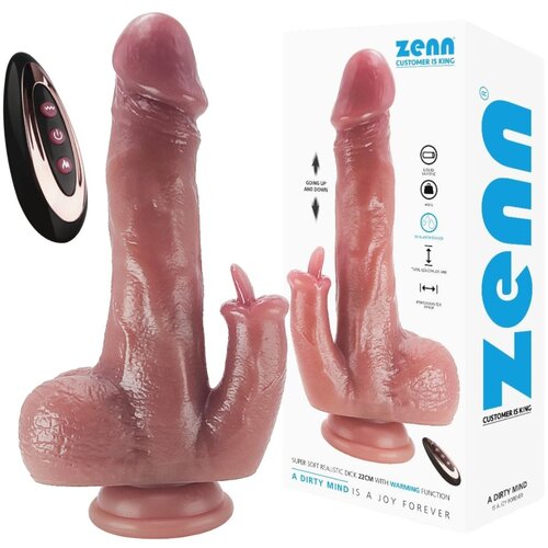 Zenn Vibrator Rabbit Super Soft Realistic 22 Cm Slike