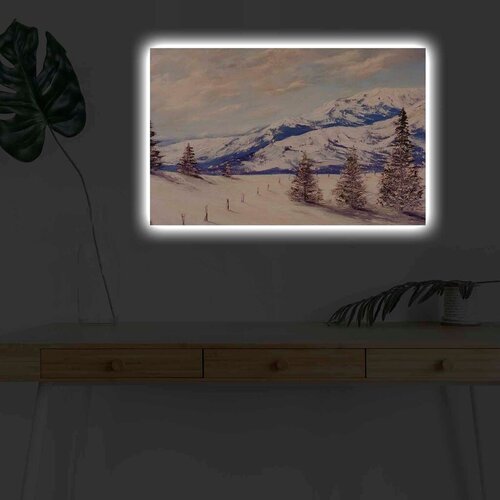 Wallity Zidna slika sa LED osvjetljenjem 4570KARDACT - 020, 45x70 cm Cene