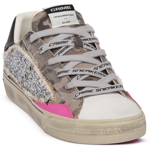 Crime London Nizke superge DISTRESSED Bela Cene