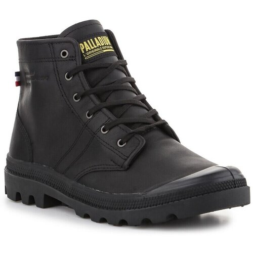 Palladium Visoke superge Pallabrousse Legion Leather Črna Cene