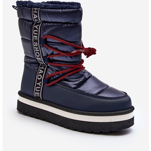 Boto Women's Snow Boots with Laces Navy Lilara Cijene