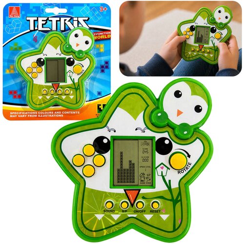  Tetris Star Electronic Game - Green Slike