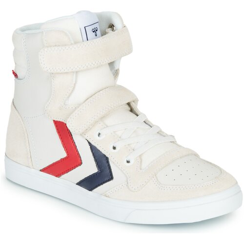 Hummel Visoke superge SLIMMER STADIL LEATHER HIGH JR Bela Cene