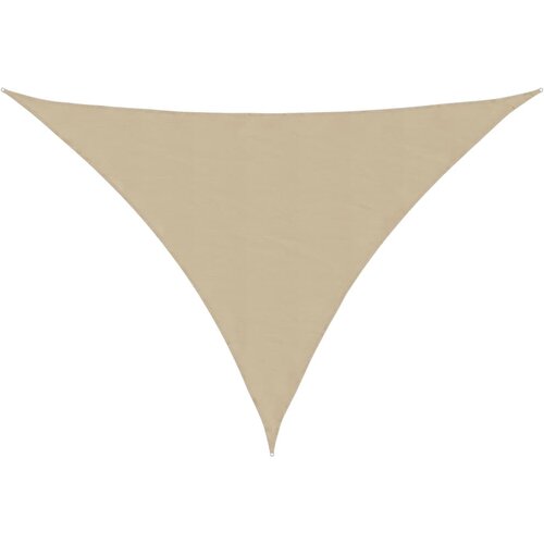 vidaXL Senčno jadro bež 7x5x5 m 100 % poliester oxford, (21254070) Cene