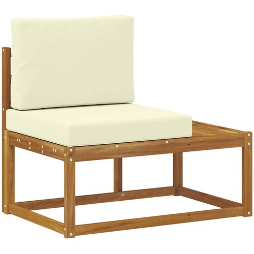  Set vanjskih sofa s jastukom 4 Komad Prirodna i krem Slike