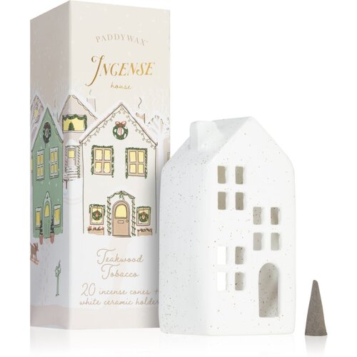 Paddywax Ceramic Village Teakwood Tobacco poklon set I. Slike
