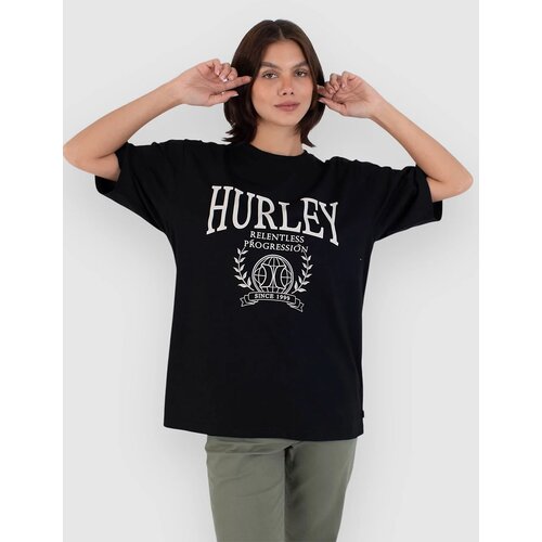 Hurley Global Oversized T-shirt black Cene