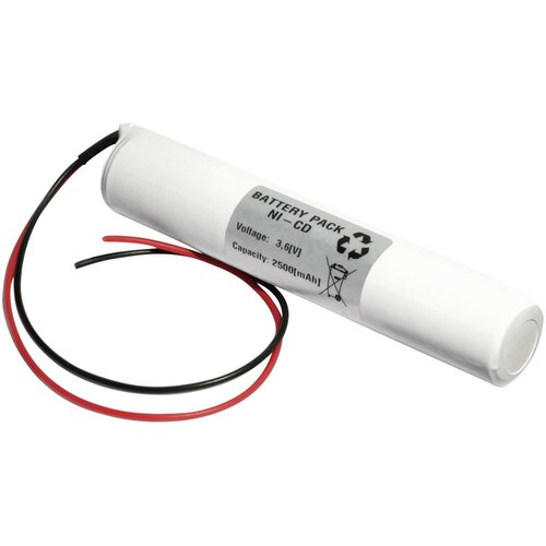 Emmerich Akumulator za zasilno razsvetljavo poti umika 2500 mAh s kabli 3.6 V 36C2500S C 2500\, palica s kabli, (20439114) Slike