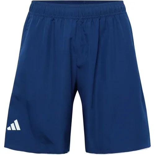 Adidas Športne hlače 'Club' marine / bela