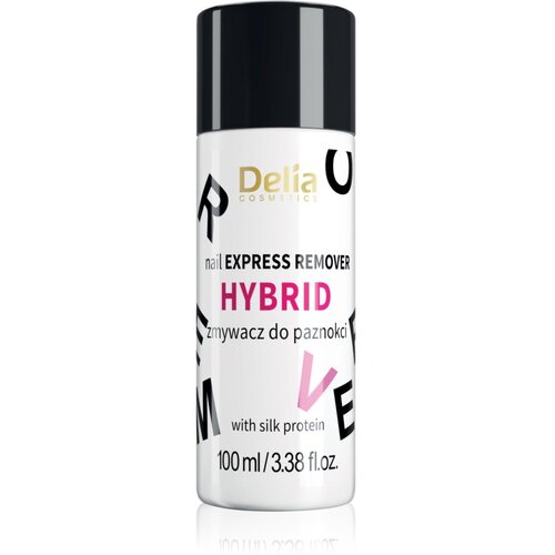 Delia Cosmetics Nail Express HYBRID sredstvo za skidanje laka s noktiju 100 ml Slike