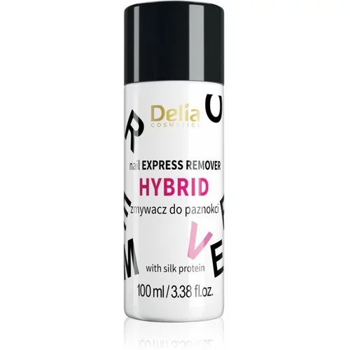 Delia Cosmetics Nail Express HYBRID sredstvo za skidanje laka s noktiju 100 ml