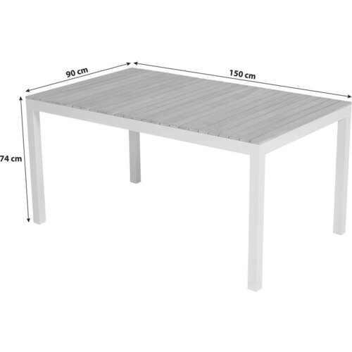 Gardenson Vrtna Miza Naxos, 150x90, Masivno Slike