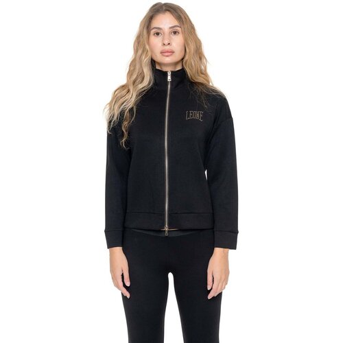 Leone 1947 Trenirka komplet Woman Full Zip Gold Studs Črna Cene