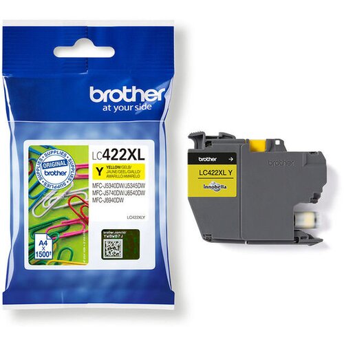 Brother "Tinte LC-422XLY Gelb bis zu 1500 Seiten nach ISO/IEC 24711" Cijene