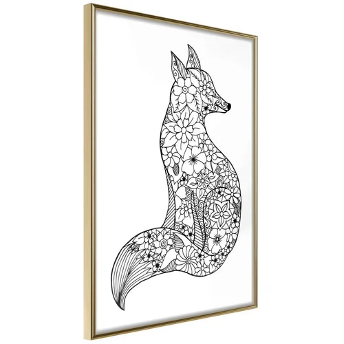  Poster - Openwork Fox 40x60