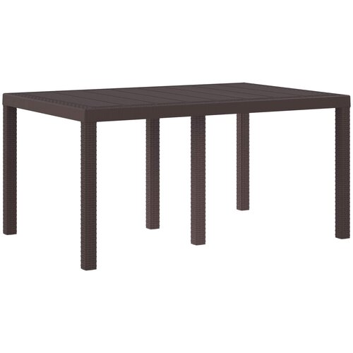  Stol za vrt Smeđa 150 x 100 x 73 cm poliratan Cijene