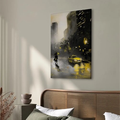  Slika - City Glow (1 Part) Vertical 80x120 Akustična Cene