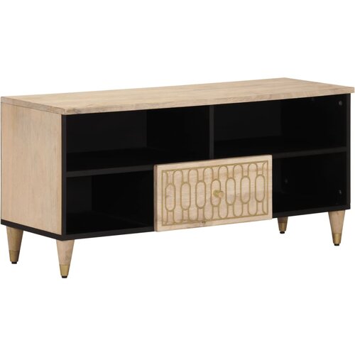 vidaXL TV ormarić 100 x 33 x 46 cm od masivnog drva manga Cijene