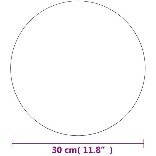  Okruglo ogledalo bez okvira 30 cm stakleno Slike