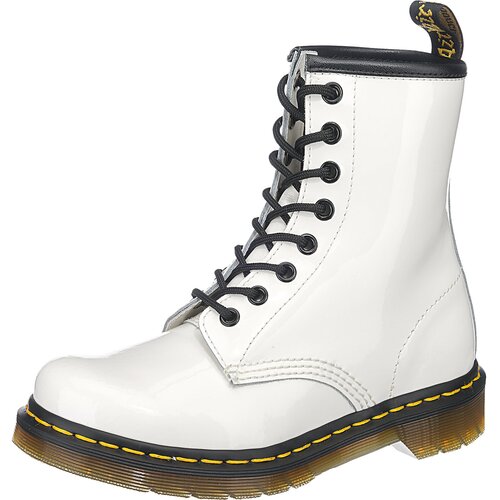Dr. Martens Gležnarji z vezalkami rumena / črna / bela Cene