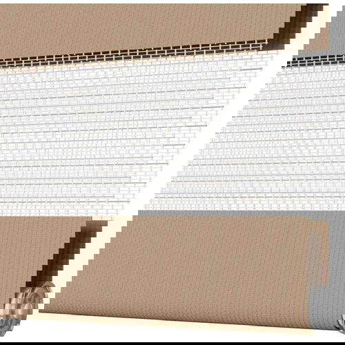 vidaXL Zebra senčilo peščeno rjava 120x150 cm tkanina širina 115,9 cm Cene