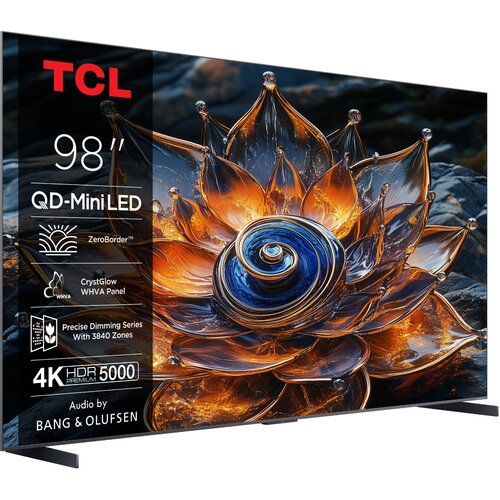 Tcl 98Q8C 4K QD-Mini LED HDR PREMIUM TV z Google TV 248 cm (98&amp;quot;) Slike