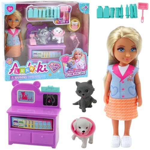 Mini Doll Veterinarian Dog Cat Treatment Accessories Set Cijene