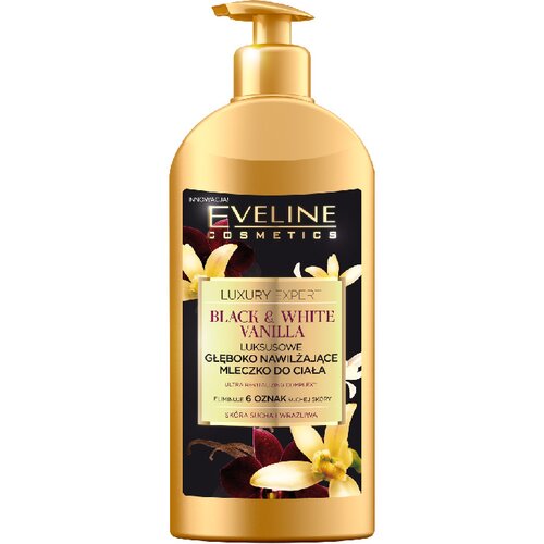 Eveline black&white vanilla mleko za telo 350ml Slike