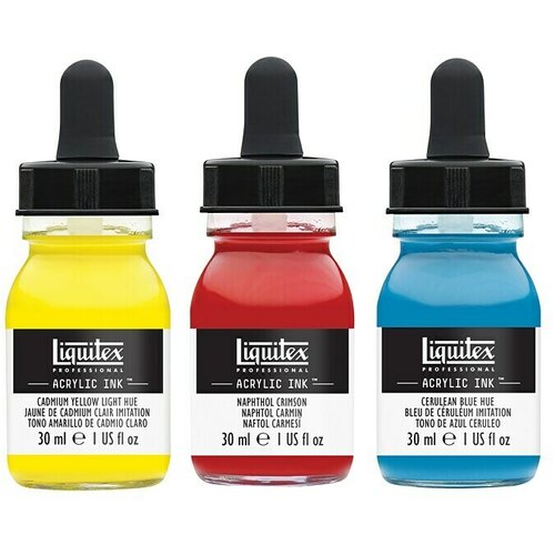 LIQUITEX Professional Set risarskih črnil Essentials (3 kos x 30 ml, Steklenica s kapalko) Cene