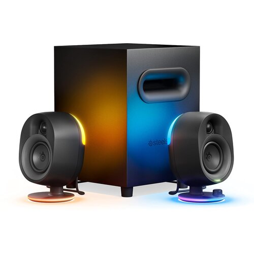 Steel Series Arena 7 2.1 Bluetooth igralni zvočni sistem črne barve za PC & PlayStation & mobilne telefone Cene